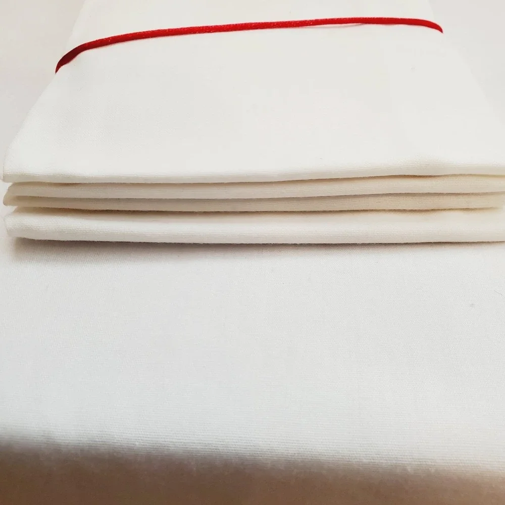 Set Of 4 Holiday Bells Embroidered Napkins 14